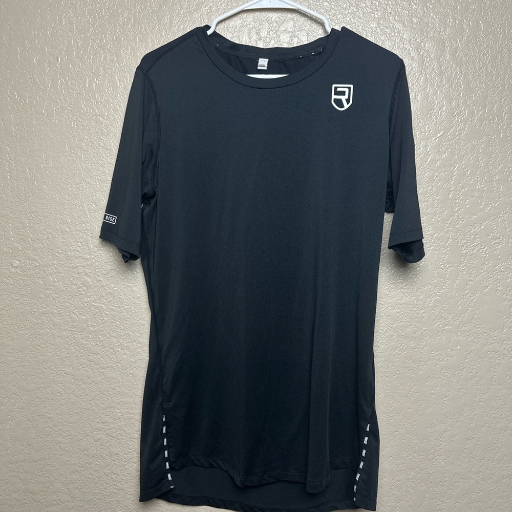 RISE Black Athletic Men's Shirt